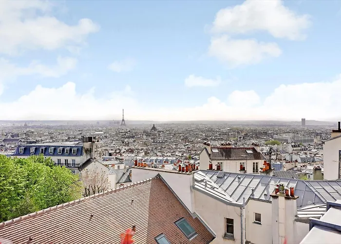 Au Coeur De Montmartre Lägenhet *